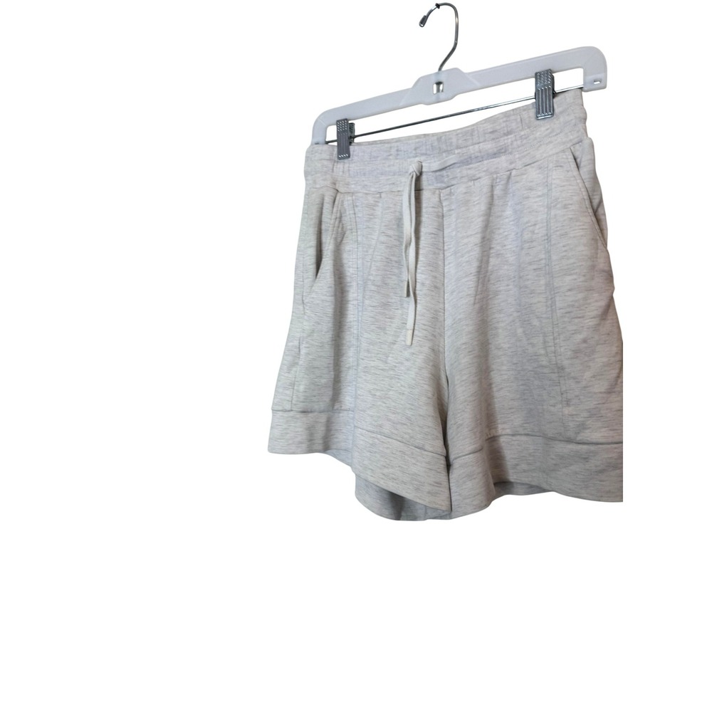 Varley Shorts Womens Medium Gray Doublesoft High Rise Sweat Lounge Athletic